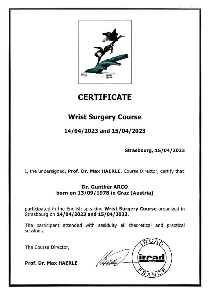 Wrist-Surgery-Course Dr. Arco