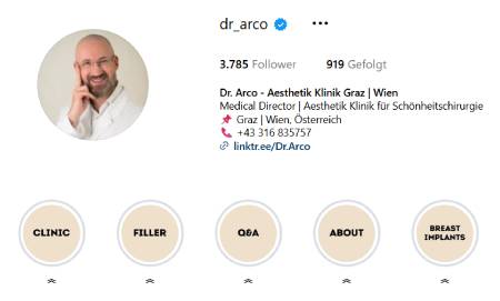 Dr. Arco Instagram