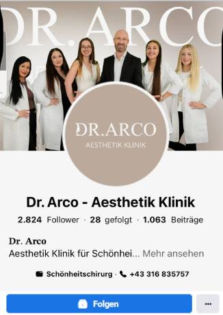 Dr. Arco bei Facebook